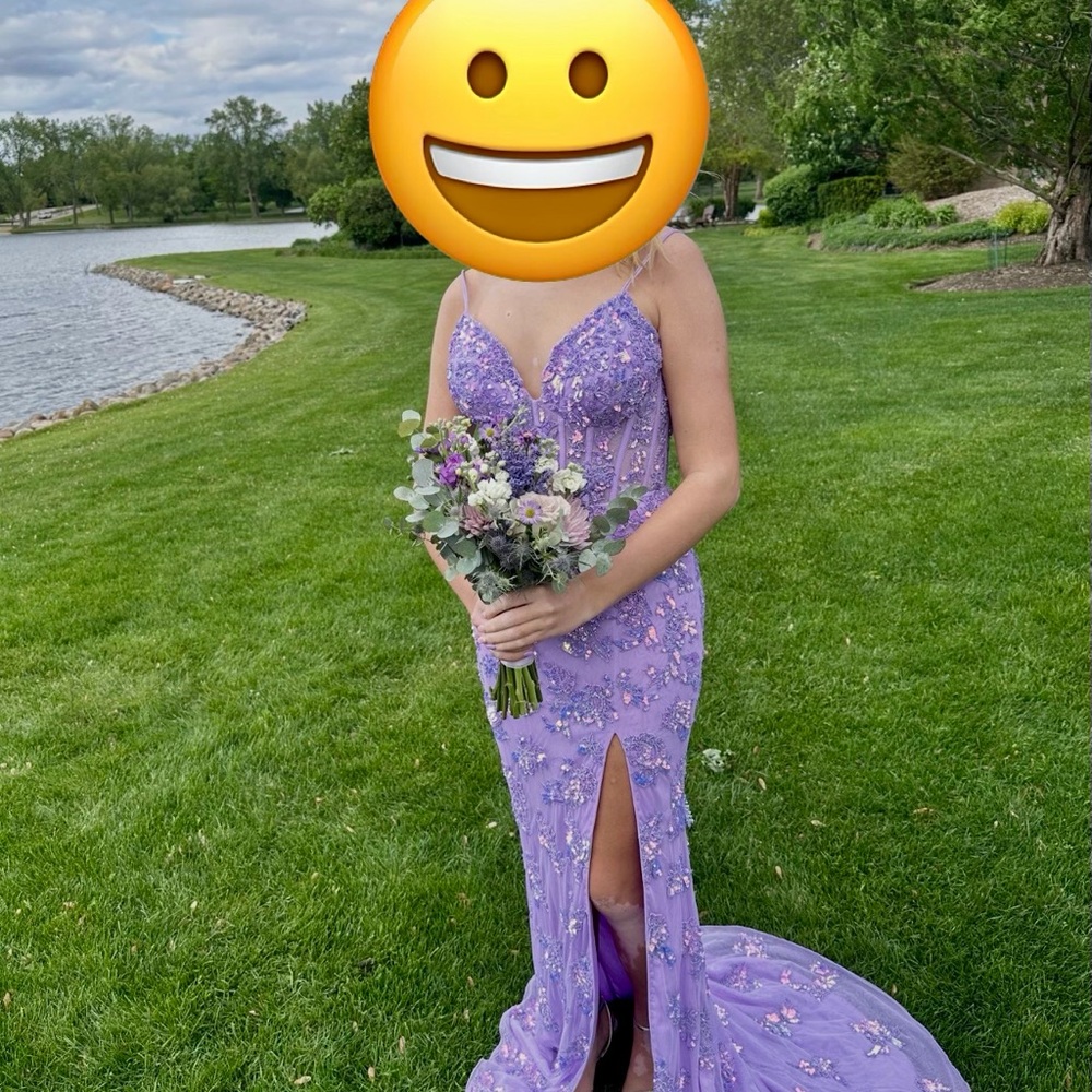 Elegant Lavender Prom Dress